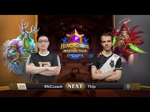 RNGLeaoh vs Thijs - Quarterfinal - Hearthstone Masters Tour Online: Asia-Pacific