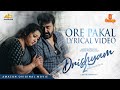 Ore Pakal Official Lyrical Video Mohanlal Meena Jeethu Joseph Drishyam 2
