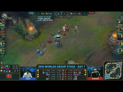 SSG vs TSM - Crown solokills Bjergsen