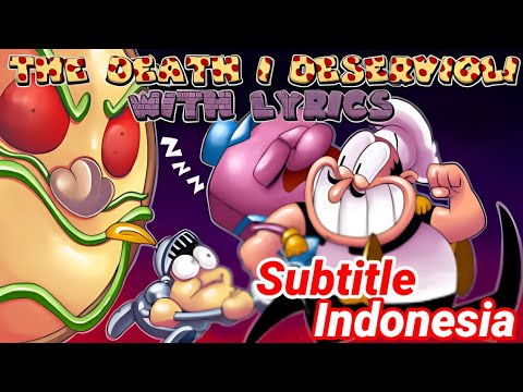 The Death I Deservioli WITH LYRICS BY RecD - Pizza Tower Lap 2 Cover (Subtitle Indonesia)