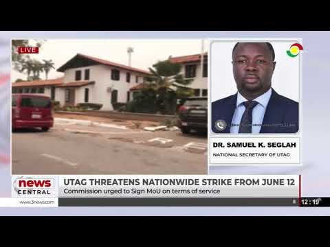 UTAG threatens nationwide strike from June 12 | News Central (June 9, 2026)