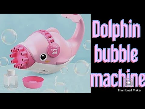Dolphin Bubble machine, kids toy..  How to use?😄😄 ...