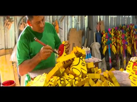 Artesanos de Masaya transforman madera en juguetes para tradiciones marianas