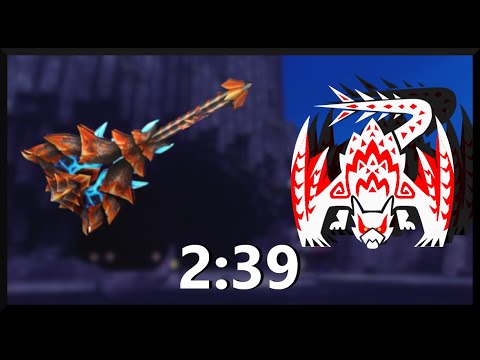 Saying Goodbye to Frontier - Blinking Nargacuga Solo (Magnet Spikes) - 極み駆けるナルガクルガ - 2:39