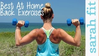 Top 3 at Home Back Exercises For Women
