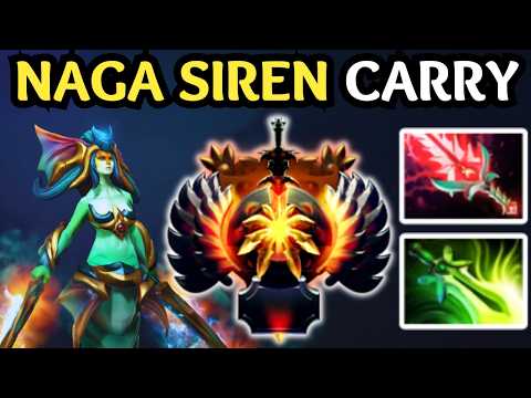 🔥 HOW NAGA SIREN CARRY WINS — CAN’T KILL THE REAL ONE | DOTA 2 🔥