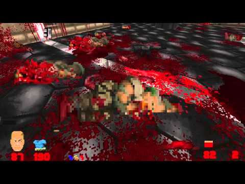 Brütal Doom v20 test - Dead bodies destroyable again.
