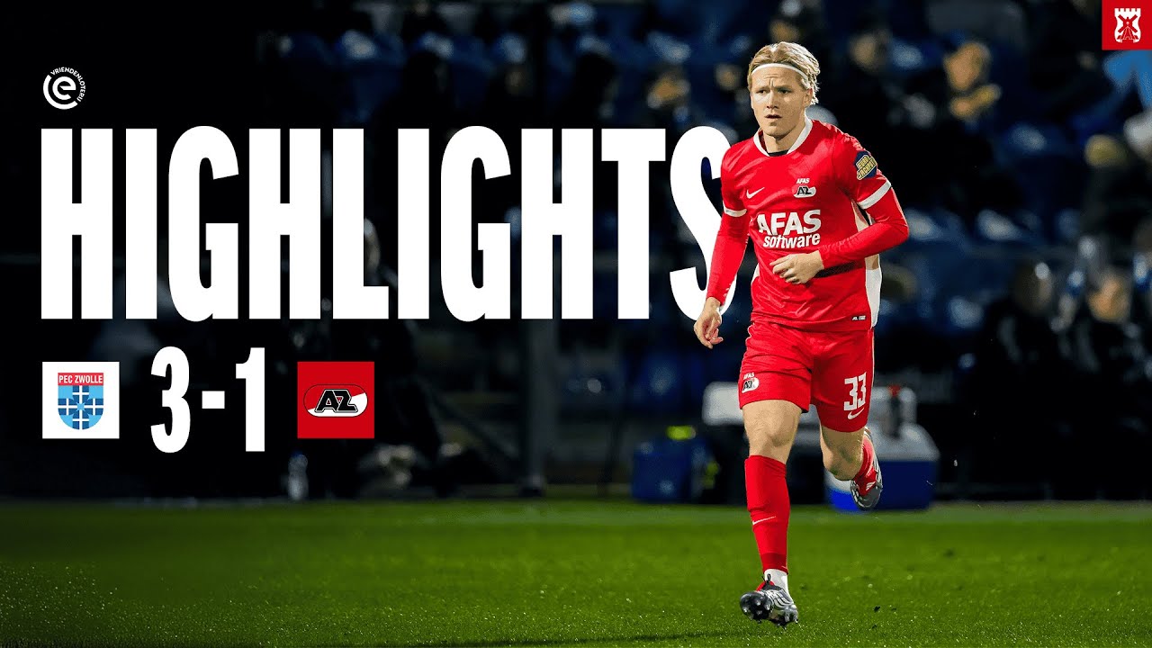 Zwolle vs AZ Alkmaar Goals and Key Moments Season 2025/2026