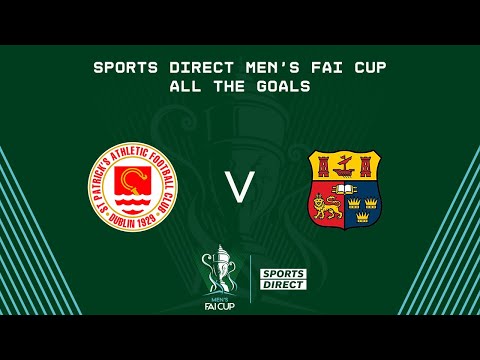 St. Patrick's Athletic 8-0 UCC | GOALS | Sports Direct Men's FAI Cup