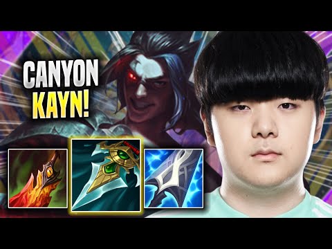 CANYON IS SO CRAZY WITH KAYN! - DK Canyon Plays Kayn JUNGLE vs Taliyah! | Season 2022