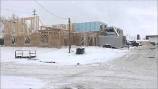 Watch crews hard at work at riverfront condo project in Saginaw