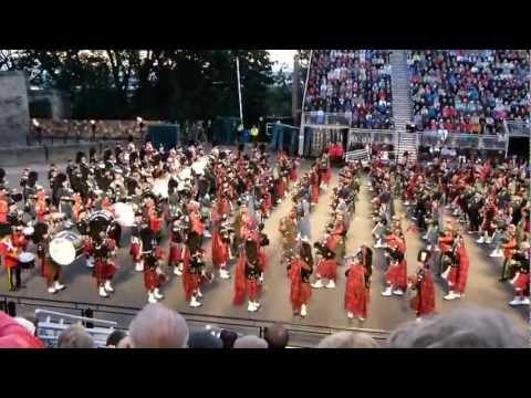 Royal Edinburgh Military Tattoo, 2011- Massed Pipes & Drums.