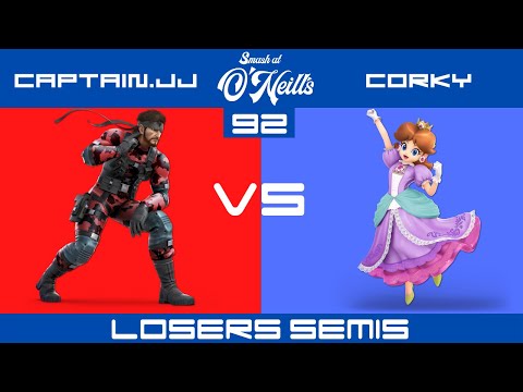 Smash at O'Neill's 92 Loser Semis: Cpt.JJ (Snake) Vs Corky (Daisy)
