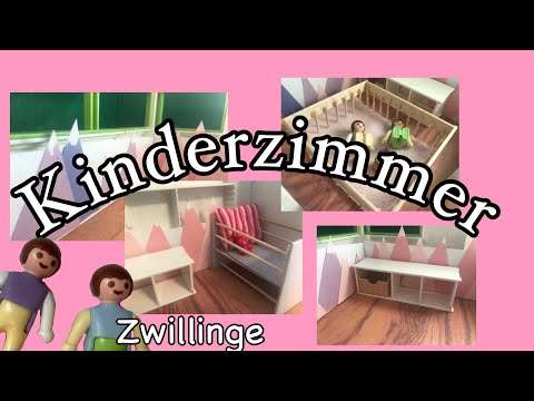 Das Kinderzimmer der Zwillinge😍 Pimp my Playmobil//Familie Bäcker