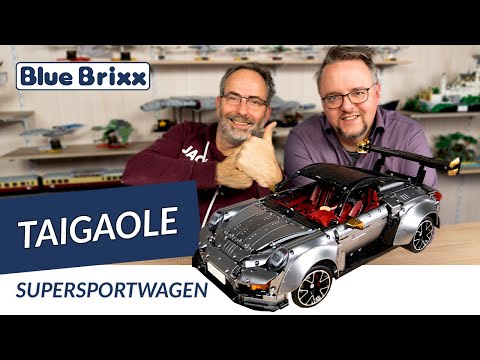 Supersportwagen in grau metalic