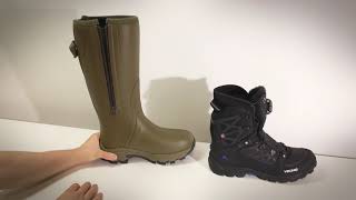 Gateway1 Pro Shooter 18'' lämpösaappaat vs Viking Constrictor III Boa