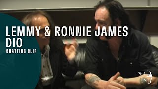 Lemmy and Ronnie James Dio - Chatting Clip