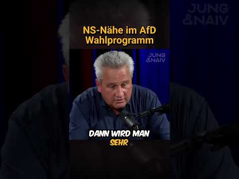 Video Thumbnail: NS Nähe direkt im AfD Wahlprogramm..