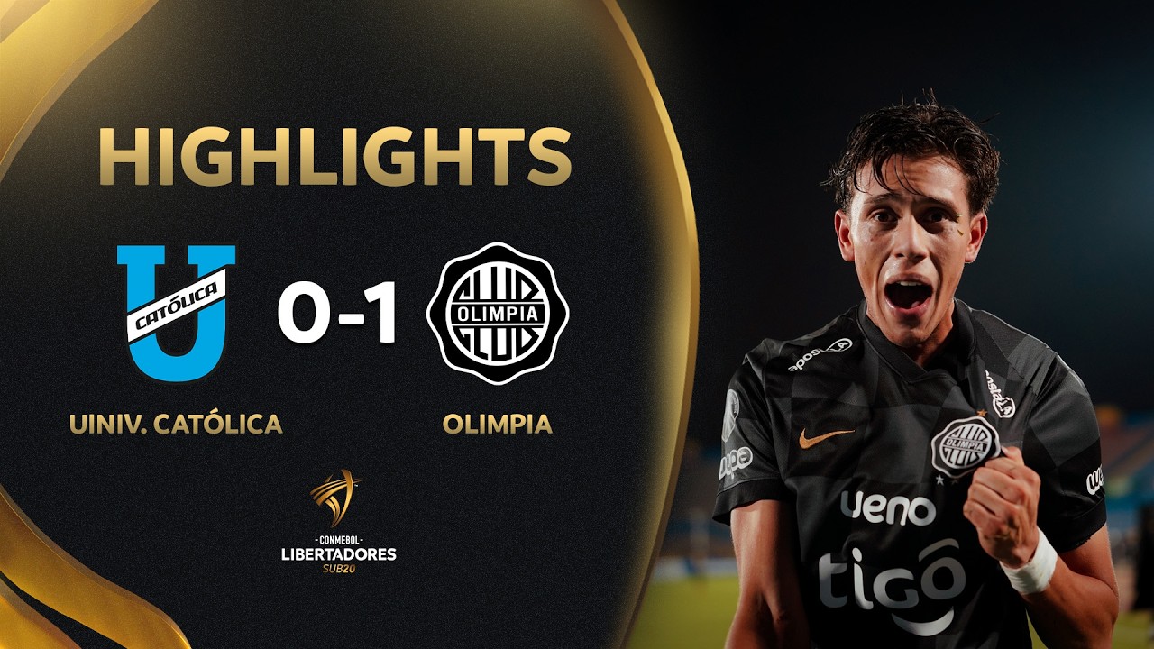 Universidad Católica del Ecuador U20 vs Olimpia U20 Highlights