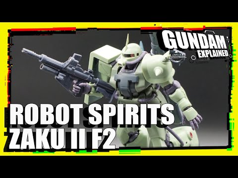 ROBOT SPIRITS Zaku II F2 Impressions [Gundam Action Figure Review]