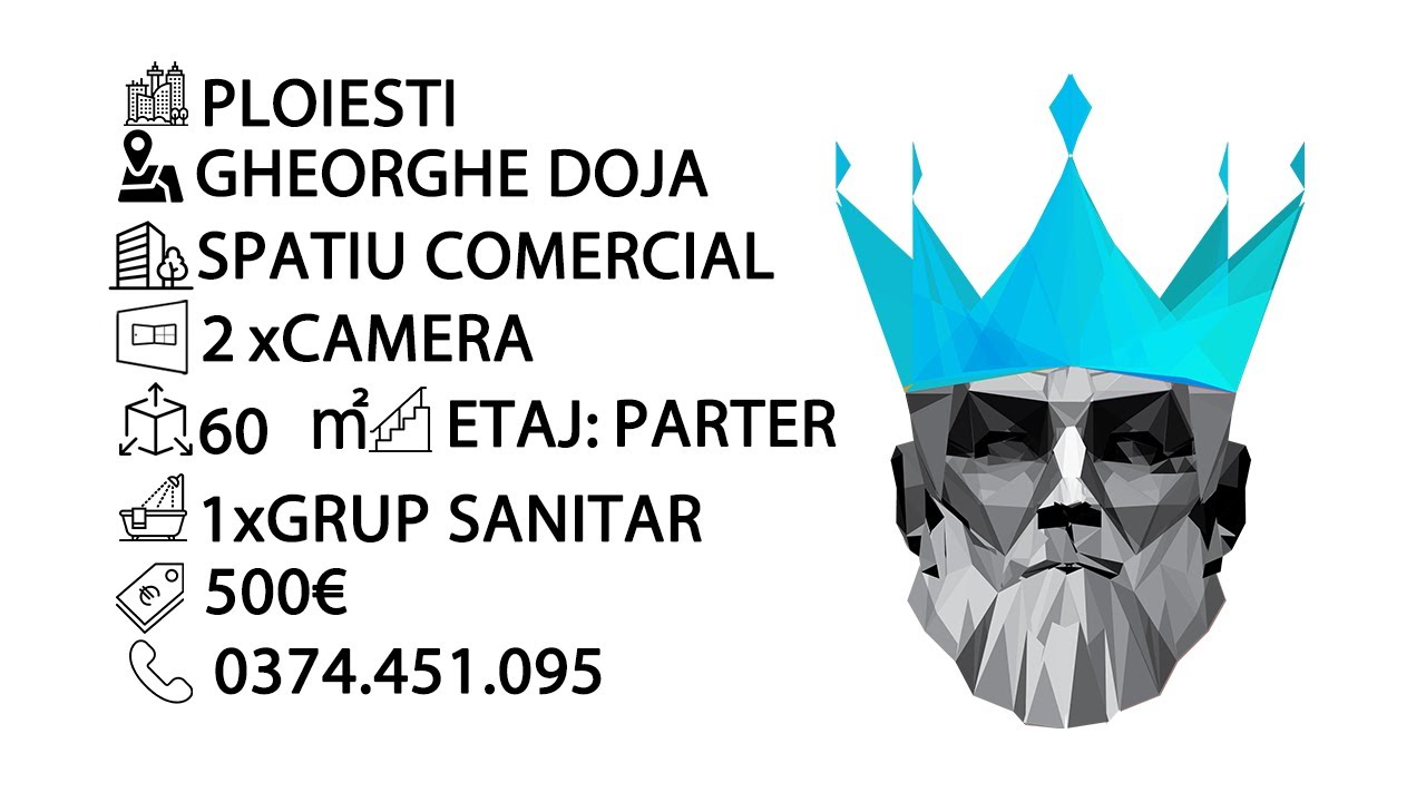 Tur video Spatiu Comercial | Gheorghe Doja | 60 mp | 2 Camere | Stradal