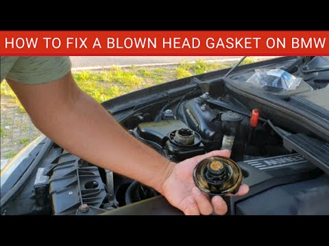 How to Fix a Blown Head Gasket on a BMW Engines || A Cheap Way to Fix a Blown Head Gasket on Cars
