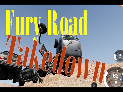 Thumbnail for BeamNG Mods ; Taking down the war rig on Fury Road by video, vide