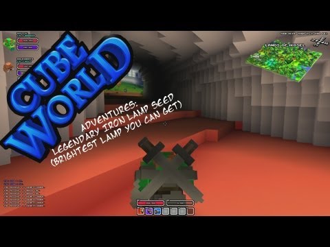 Lets Play Cube World Part 5 - Seed Tours - Legendary Lamp Location, How To Get The Best Lamp