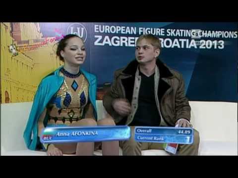 ISU ZAGREB 2013 -2/37-  LADIES SP - Anna AFONKINA - 25.01.2013