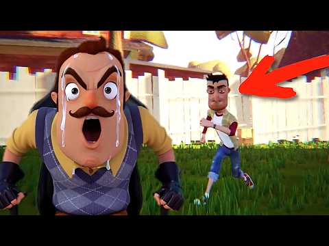Neighbor Plays Against Nicky - Nicky Fights Against Neighbor in Hello Neighbor! | Neighbor VS Nicky