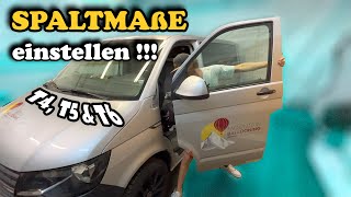 De spleetafmetingen op de T4, T5 en T6 correct afstellen !!! Stapsgewijze instructies