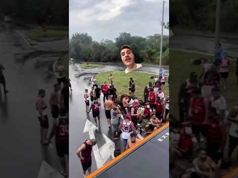 ÔNIBUS DO FLAMENGO TOMBOU!🚨🤯 #flamengo #saopaulo #cruzeiro #futebol #news