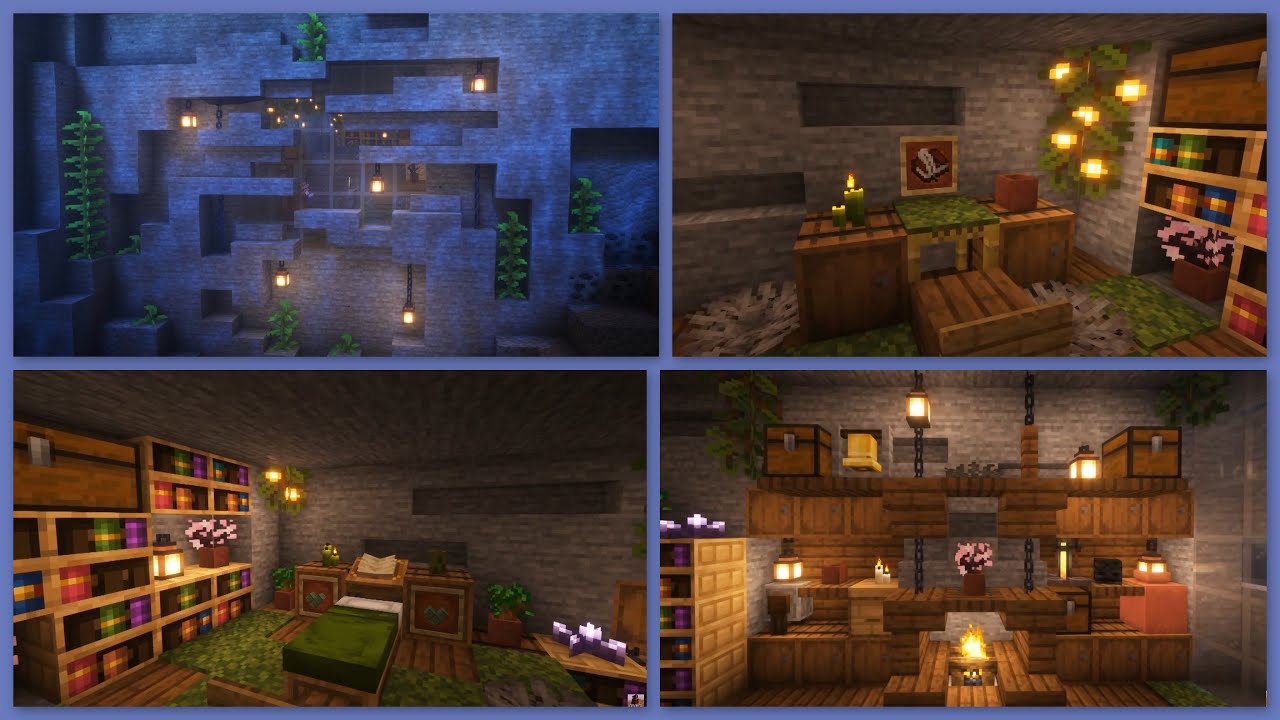 How To Build a Underwater Mountain House | Minecraft Tutorial - マイクラビルダーズ