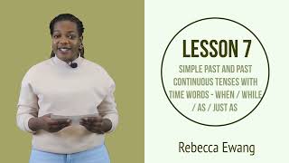 Lesson 7- B1-B2 Intermediate Level English - Simple Past and Past Continuous Tenses - Udemy English