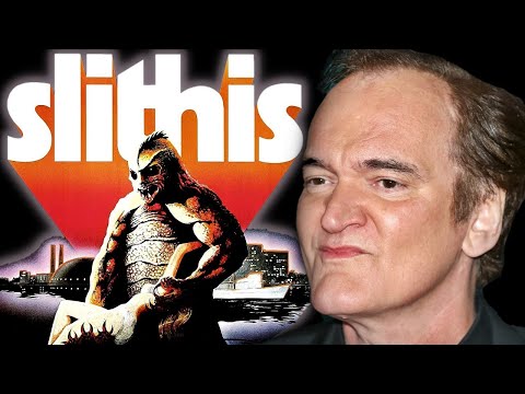 Thumbnail of the video: Quentin Tarantino on Slithis