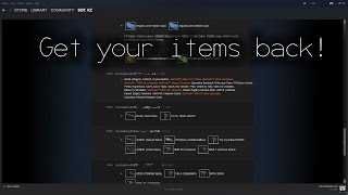 (outdated) Tutorial- How to recieve stolen/scammed steam items back!