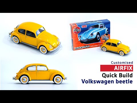 Unboxing and Customisation Of Airfix Quick Build | Volkswagen Beetle | Volkswagen Customisation