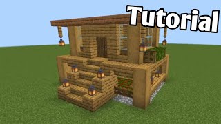 Minecraft: How To Build a Small Modern House Tutorial (Easy)