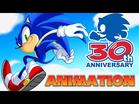 Animation: Happy 30th Anniversary Sonic!!!!