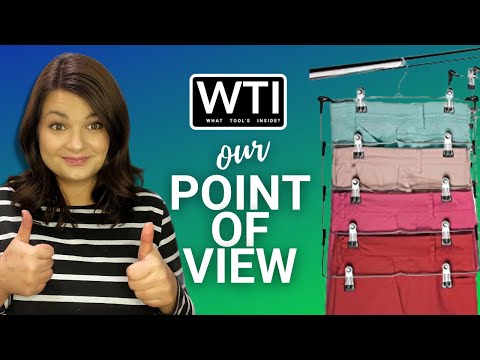 ZOBER Space Saving Skirt Hangers - WTI product video review
