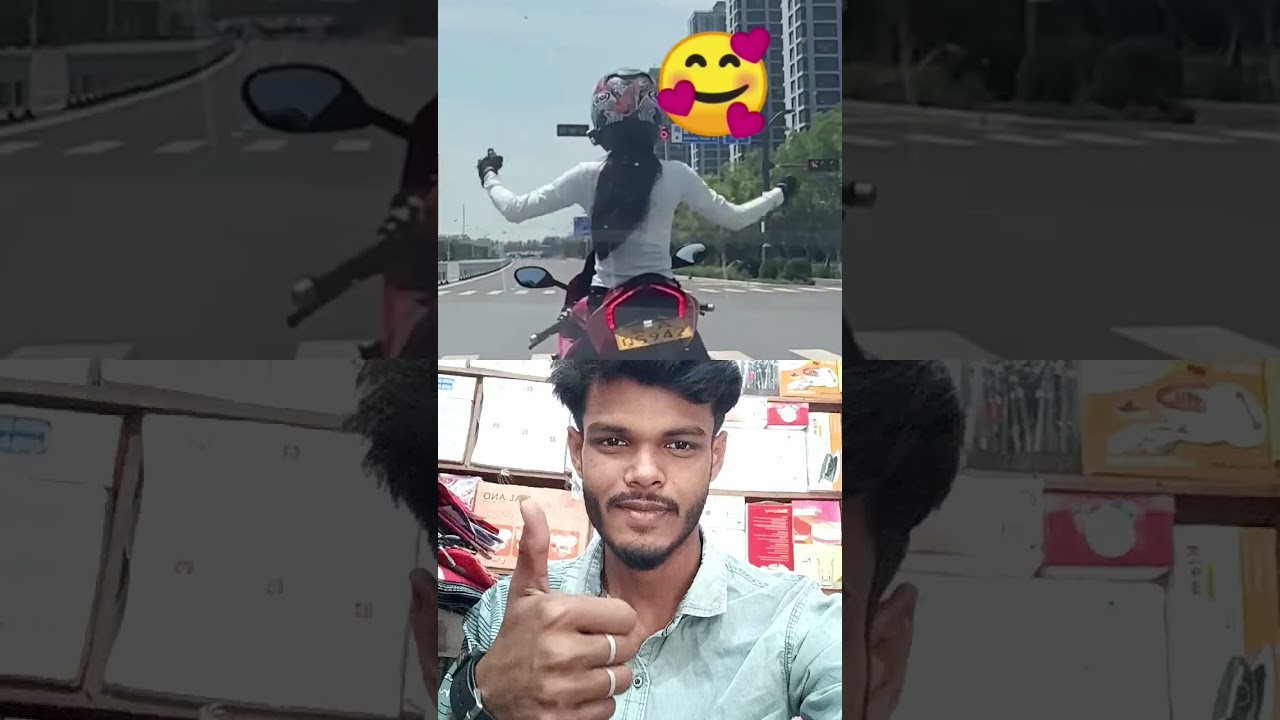 so cute! so sweet #shorts #motorcycle  #viralvideo #blackghost #automobile