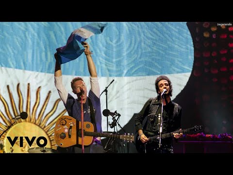 Coldplay & Soda Stereo (con Gustavo Cerati) - De Música Ligera (En Vivo)