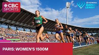 Women's 1500m at Diamond League meet in Paris | #CBCSports