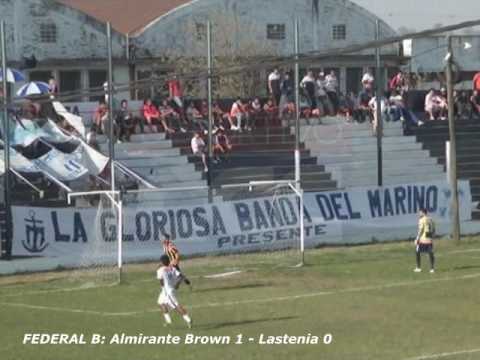 FEDERAL B: Almirante Brown triunfó por la minima frente a Lastenia