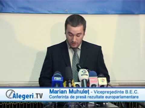 Comunicat de presa privind rezultate finale alegeri europarlamentare 2009