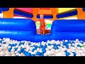 Vlad And Niki Play In Inflatable Castle And Other Funny Challenges For Kids
