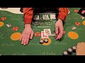 Playing AGGRESSIVE Double Deck Blackjack In Vegas
