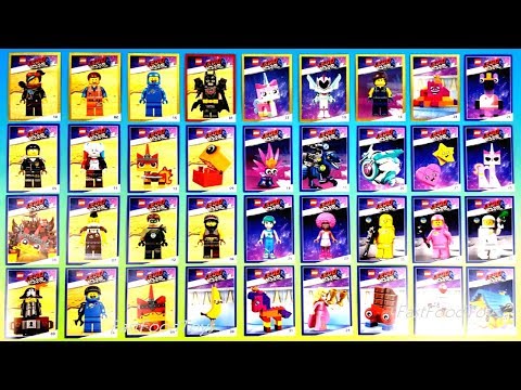 2019 LEGO MOVIE 2 CHARACTERS TRADING CARDS FULL SET 36 COLLECTOR ALBUM McDONALD'S HAPPY MEAL TOYS