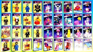 2019 LEGO MOVIE 2 CHARACTERS TRADING CARDS FULL SET 36 COLLECTOR ALBUM McDONALD'S HAPPY MEAL TOYS