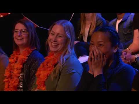 Rico Verhoeven trapt Jandino RTL LATE NIGHT